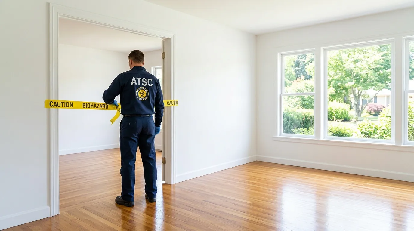 Certified biohazard cleanup crew performing Crime Scene Cleanup in Queens Village